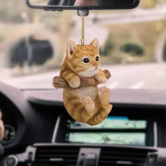 Rear Mirror Balloon Pet Cat Car Hanging Pendant