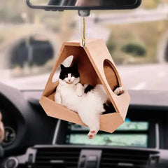 Rear Mirror Balloon Pet Cat Car Hanging Pendant