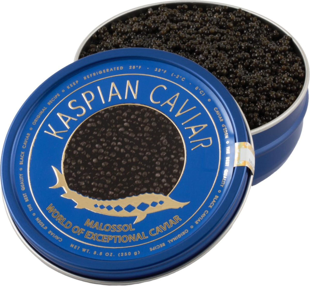 KASPIAN Collection - Premium Osetra Sturgeon Black Caviar