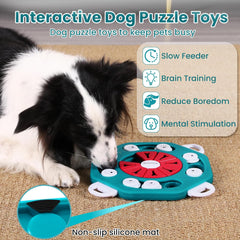 MateeyLife Interactive Dog Puzzle Toys for Boredom, Mental Stimulation Dog Food Puzzles Feeder for Smart Dogs, Dog Enrichment Toys for IQ Training, Dog Treat Puzzle for Small, Medium & Large Dogs