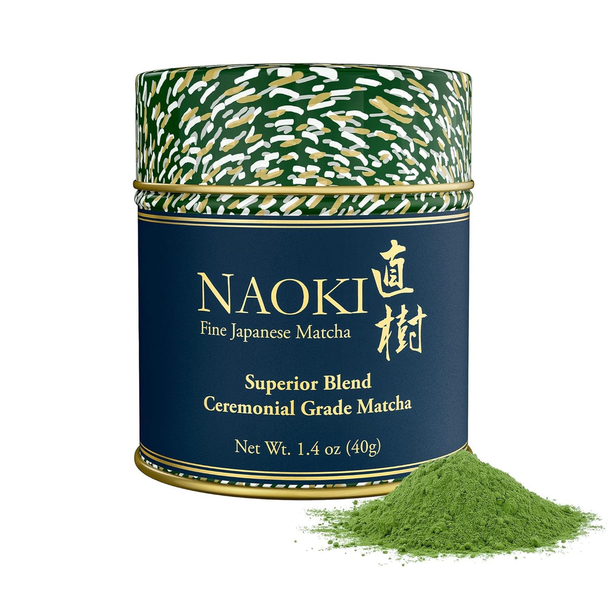 Naoki Matcha Superior Ceremonial Blend – Authentic Japanese First Harvest Ceremonial Grade Matcha Green Tea Powder from Uji, Kyoto