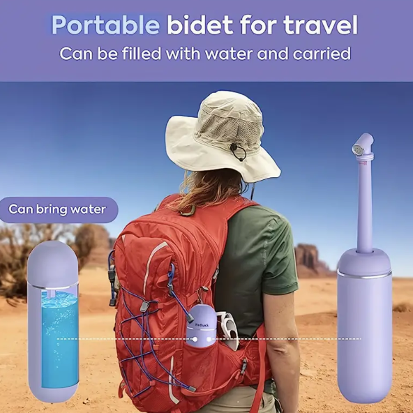 Portable Peri Bidet Bottle – 380ml Handheld Shower