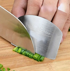 Finger Guard, Finger Protector For Cutting Vegetables, Metal Finger Guard For Slicing, Reusable Finger Guard