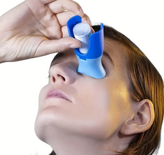 Easy Drop Applicator, Portable Eye Drops Bottle - Plastic, Unscented, Hypoallergenic, Reusable, Space-Saving Travel Design, Compatible with Standard Bottles, Suitable for All Ages