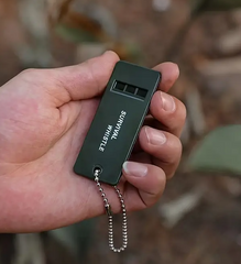 1pc High-Pitched Three-Frequency Survival Whistle for Earthquake Relief, Camping, and Hiking - Loud, Durable, and Easy to Carry