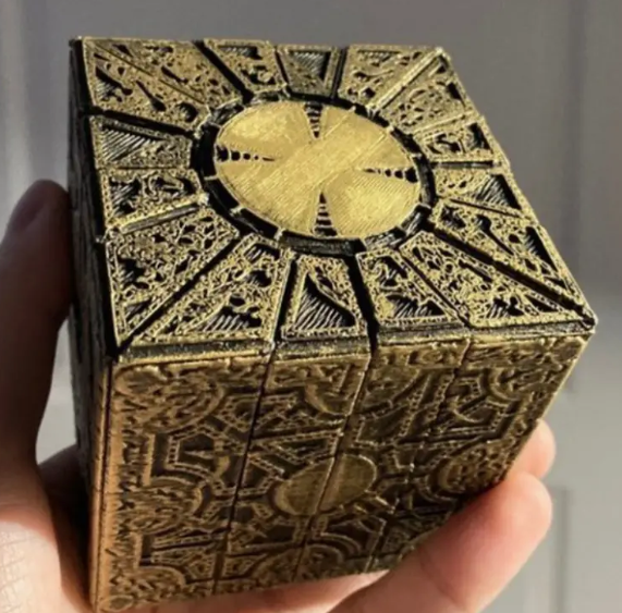 Working Lemarchand Lament Configuration Lock Puzzle Box from Hellraiser Decor Kid Birthday Party Gift puzzle box moveable