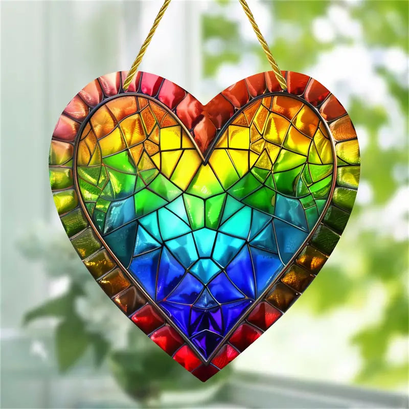 Celebrate Pride Month with Style: Pride Month Suncatcher Window Hanging Decor