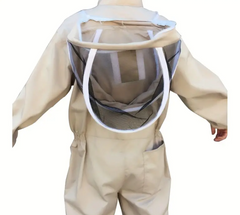 Premium Beekeeping Suit - Ventilated Full-Body Protection with Fencing Veil - Comfort Fit for All-Day Use - Ideal for Novice & Expert Beekeepers - 1pc