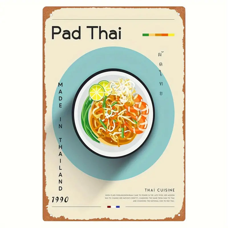 Pad Thai Art Print by Gastro World Decor