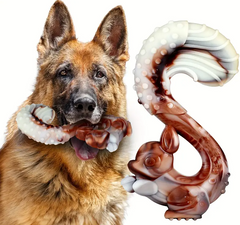 Extra-Durable Nylon Dog Chew Toy for Medium & Large Breeds - Interactive Training and Dental Health Aid