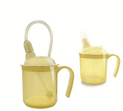 1pc Anti-Choke Straw Feeding Cup for Bedridden Patients, Postpartum Mothers & Elderly Care - Durable Food Supply Equipment